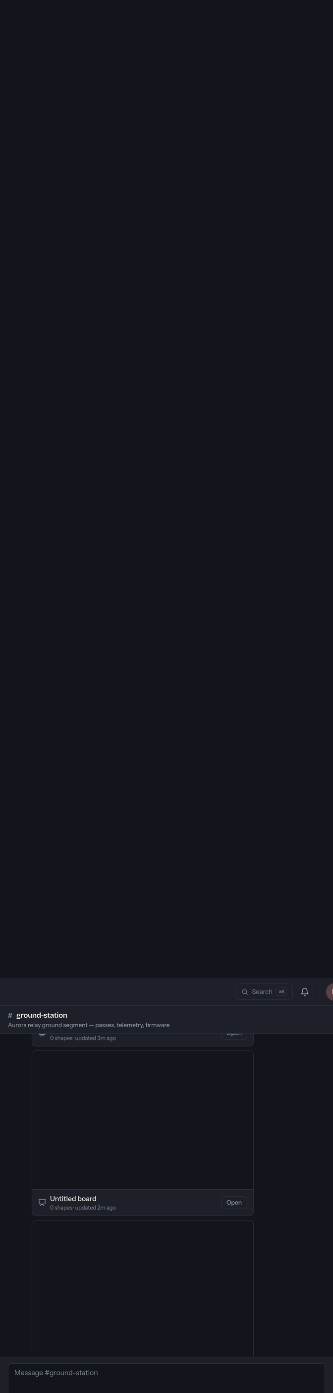 A message with an attached image: the note about the loss trace, then an inline preview of the chart, with the filename and a Download button underneath.