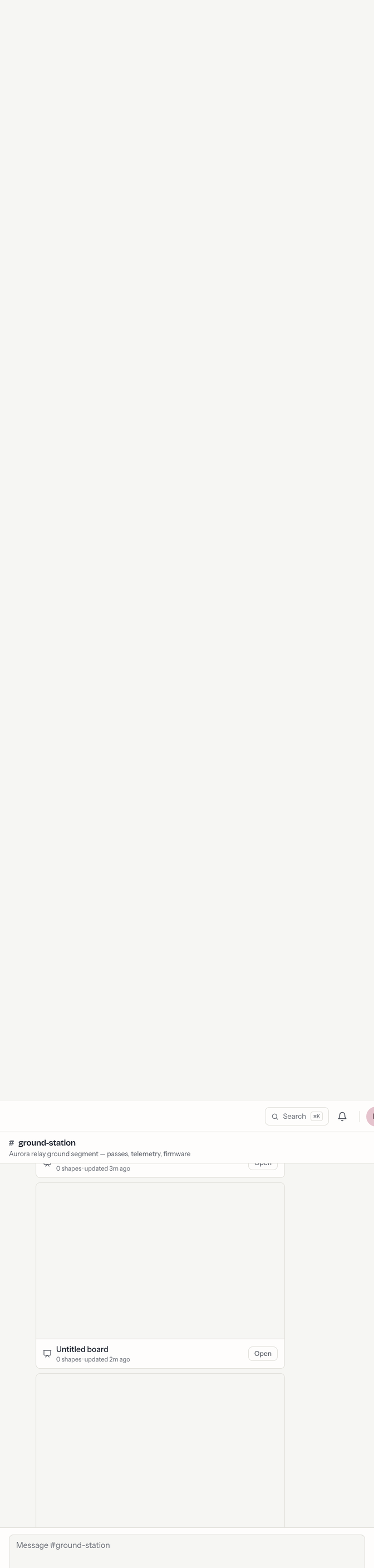 A message with an attached image: the note about the loss trace, then an inline preview of the chart, with the filename and a Download button underneath.